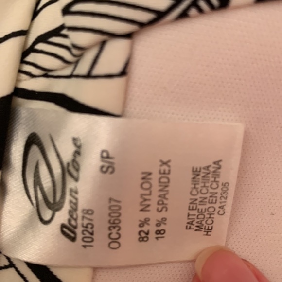 Swim Bandeau Black/White/Gold - Picture 5 of 5